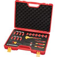 Jeu d'outils isol&eacute;s VDE &agrave; prise 3/8", 1000 V, 20 M PB Rental Co. Ltd.