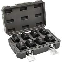 Jeu de douilles SAE &agrave; 6 pans, 8 Mcx, Chocs, Prise de 3/4" PB Rental Co. Ltd.