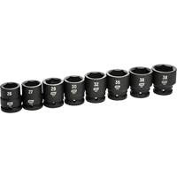 Jeu de douilles m&eacute;triques &agrave; 6 pans, 8 Mcx, Chocs, Prise de 3/4" PB Rental Co. Ltd.