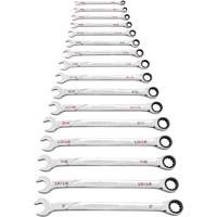 Jeu de cl&eacute;s SAE 120XP Universal Spline XL, Combinaison &agrave; cliquet, 16 morceaux, Imp&eacute;rial PB Rental Co. Ltd.