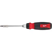 14-in-1 Ratcheting 1/4" Drive Multi-Bit Screwdriver, 10-11/100" L, Cushion Grip Handle PB Rental Co. Ltd.
