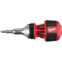 8-in-1 Compact Ratcheting 1/4" Drive Multi-Bit Driver, Cushion Grip Handle PB Rental Co. Ltd.