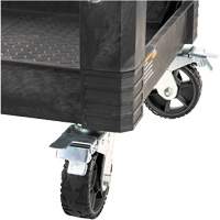 MODbox Utility Cart, 0 Drawers, 44-63/100" L x 25-1/2" W x 39" H, Black PB Rental Co. Ltd.