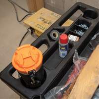 MODbox Utility Cart, 0 Drawers, 44-63/100" L x 25-1/2" W x 39" H, Black PB Rental Co. Ltd.