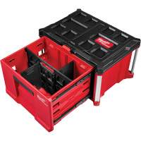 Boîte &agrave; outils avec un tiroir PACKOUT avec une capacit&eacute; de 50 lb, 16-3/10" x 22-1/5" x 14-3/10", Noir/Rouge PB Rental Co. Ltd.