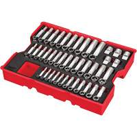1/4”, 3/8” & 1/2” Drive Metric Socket Set with Tray for PACKOUT Drawers, 77 Pcs PB Rental Co. Ltd.