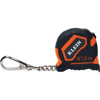 Keychain Tape Measure, 1/2" x 6'/2 m, 1/32''/0.79 mm Graduations PB Rental Co. Ltd.