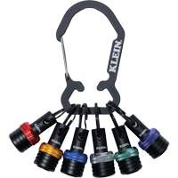 1/4" Drive Bit Holder Keychain Set, 6 Pcs., H PB Rental Co. Ltd.