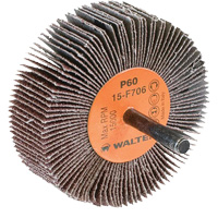 Flap Wheels-Coolcut Flap Wheels, Aluminum Oxide, 60 Grit, 3" x 1" x 1/4" PB Rental Co. Ltd.