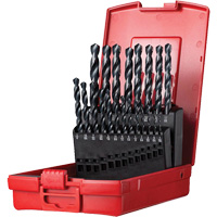 Jeu de forets s&eacute;rie courte combin&eacute;s robustes, 21 morceaux, Acier rapide PB Rental Co. Ltd.