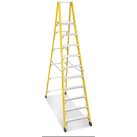 Industrial Heavy-Duty Platform Stepladders (6500 Series), 12', 300 lbs. Cap. PB Rental Co. Ltd.
