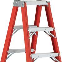 6600 AA Series Industrial Extra Heavy-Duty 2-Way Stepladders, Fibreglass, 375 lbs. Capacity, 4' PB Rental Co. Ltd.