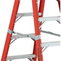 6600 AA Series Industrial Extra Heavy-Duty 2-Way Stepladders, Fibreglass, 375 lbs. Capacity, 4' PB Rental Co. Ltd.