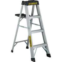 3400 Series Industrial Extra Heavy-Duty Step Ladder, 4', Aluminum, 300 lbs. Capacity, Type 1A PB Rental Co. Ltd.