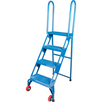 &eacute;chelle pliante portative, 4 marches, Perfor&eacute;, Hauteur 40" PB Rental Co. Ltd.