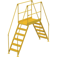 &eacute;chelles de liaison, 116" Port&eacute;e hors tout, 60" ha x 48" p, 24" Largeur de la marche PB Rental Co. Ltd.