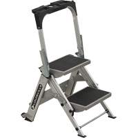 &eacute;chelle escabeau avec roues pivotantes, 2 marches, 23" x 21" x Hauteur 34,50" PB Rental Co. Ltd.