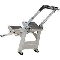 &eacute;chelle escabeau avec roues pivotantes, 2 marches, 23" x 21" x Hauteur 34,50" PB Rental Co. Ltd.