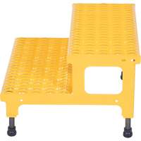 Plate-forme ajustable Step-Mate, 2 marche(s), 23-13/16" la x 22-7/8" lo x 15-1/4" h, Capacit&eacute; 500 lb PB Rental Co. Ltd.