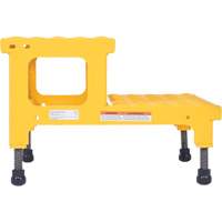 Plate-forme ajustable Step-Mate, 2 marche(s), 23-13/16" la x 22-7/8" lo x 15-1/4" h, Capacit&eacute; 500 lb PB Rental Co. Ltd.