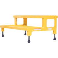 Plate-forme ajustable Step-Mate, 2 marche(s), 36-3/16" la x 22-7/8" lo x 15-1/4" h, Capacit&eacute; 500 lb PB Rental Co. Ltd.