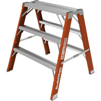 Buildman Step-up Workbench, 3' H x 34.75" W x 33.25" D, 300 lbs. Capacity, Fibreglass PB Rental Co. Ltd.