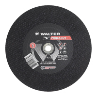 Meule &agrave; tronçonner rapide en acier inoxydable Portacut, 12" x 1/8", Arbre de 3/4", Type 1, Oxyde d'aluminium, 6300 Tr/min PB Rental Co. Ltd.