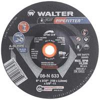 PIPEFITTER Grinding Wheel, 6" x 3/32", Aluminum Oxide, Type 27 PB Rental Co. Ltd.