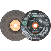 FLEXCUT MILL SCALE Grinding Wheel, 4-1/2", 36 Grit, Aluminum Oxide, 5/8"-11, 13300 RPM, Type 29 PB Rental Co. Ltd.