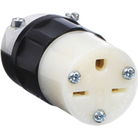 Grounding Straight Blade Connector, 6-15R, Nylon PB Rental Co. Ltd.