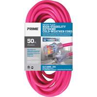 Neon Flex&reg; High Visibility Extension Cord, Outdoor, SJTW, 12/3 AWG, 15 A, 50' PB Rental Co. Ltd.