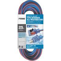 Arctic Blue Extension Cord, All-Weather, SJEOW, 14/3 AWG, 15 A, 25' PB Rental Co. Ltd.