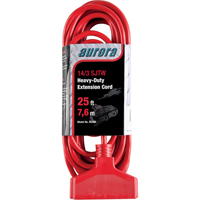 Vinyl Extension Cord, Outdoor, SJTW, 14/3 AWG, 15 A, 3 Outlet(s), 25' PB Rental Co. Ltd.