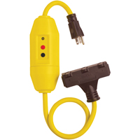 GFCI Protected Tri-Cords, 120 V, 15 A, 2' Cord PB Rental Co. Ltd.