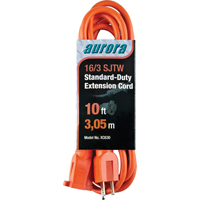 Extension Cord, Indoor/Outdoor, SJTW, 16/3 AWG, 13 A, 10' PB Rental Co. Ltd.