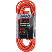 Cordon rallonge, Int&eacute;rieur/ext&eacute;rieur, SJTW, AWG 16/3, 13 A, 25' PB Rental Co. Ltd.