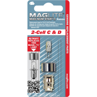 Ampoule de rechange pour lampe de poche &agrave; 2 piles C & D PB Rental Co. Ltd.