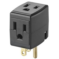 Grounded Triple Cube, 3 Outlet(s), None, 15 Amps, 1875 W, 125 V PB Rental Co. Ltd.