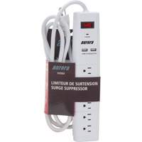 Limiteur de surtension avec chargeur USB, 6 Prises, 1200 J, 1875 W, Cordon 6' PB Rental Co. Ltd.