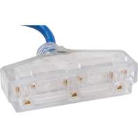 Cordon rallonge en caoutchouc TPE avec indicateur lumineux, Toutes saisons, SJEOW, AWG 14/3, 15 A, 3 prise(s), 25' PB Rental Co. Ltd.