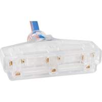 Cordon rallonge en caoutchouc TPE avec indicateur lumineux, Toutes saisons, SJEOW, AWG 12/3, 15 A, 3 prise(s), 25' PB Rental Co. Ltd.