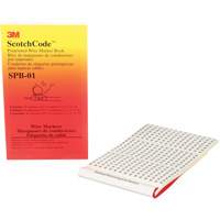 ScotchCode Pre-Printed Wire Marker Book PB Rental Co. Ltd.