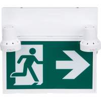 Running Man Sign with Security Lights, LED, Battery Operated/Hardwired, 12-1/10" L x 11" W, Pictogram PB Rental Co. Ltd.