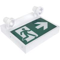 Running Man Sign with Security Lights, LED, Battery Operated/Hardwired, 12-1/10" L x 11" W, Pictogram PB Rental Co. Ltd.