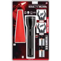 Ensemble de lampes de poche de s&eacute;curit&eacute;, DEL, 487 lumens, Piles D PB Rental Co. Ltd.