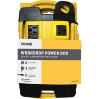 Bloc d'alimentation pour atelier, 8 Prise(s), 6', 15 A, 1875 W, 125 V PB Rental Co. Ltd.