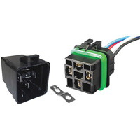 Weather-Resistant Sealed Relay & Pigtail Combo Pack, Mini-Breaker, 30 Amps, 24 V PB Rental Co. Ltd.