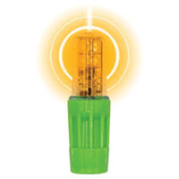 Lampe &agrave; DEL tr&egrave;s lumineuse Rocket II pour les fouets d'avertissement style &agrave; douille 1156, Clignotement, Ambr&eacute;e PB Rental Co. Ltd.