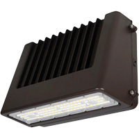 Wall Pack Light Fixture, LED, 120 V, 80 W, 6.5" H x 9.3" W x 14.4" D PB Rental Co. Ltd.