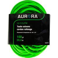 Cordon rallonge de calibre industriel, Toutes saisons, SJTW, AWG 10/3, 15 A, 100' PB Rental Co. Ltd.